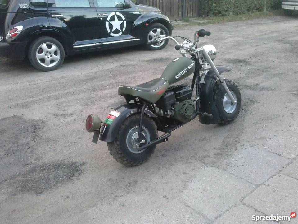 Baja MINI MOTO Pocket Bike 196 3 Cross Militarny