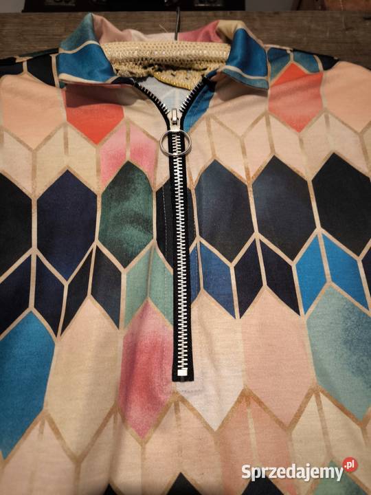 Kolorowa bluzka w romby Borkowo