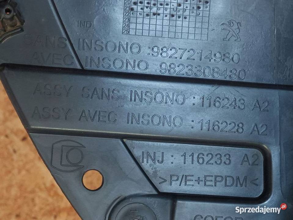 PEUGEOT 208 II 19 NAKOLE PRAWY TYŁ 9827214980 wielkopolskie Pleszew