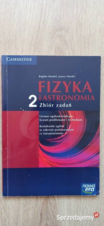 Mendel Fizyka i astronomia zbiór zadań 13 małopolskie Kraków sprzedam
