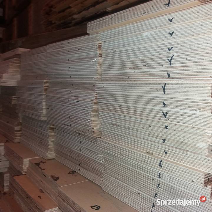 Sklejka odpadowa surowa suchotrwała 16mm Brzeźno