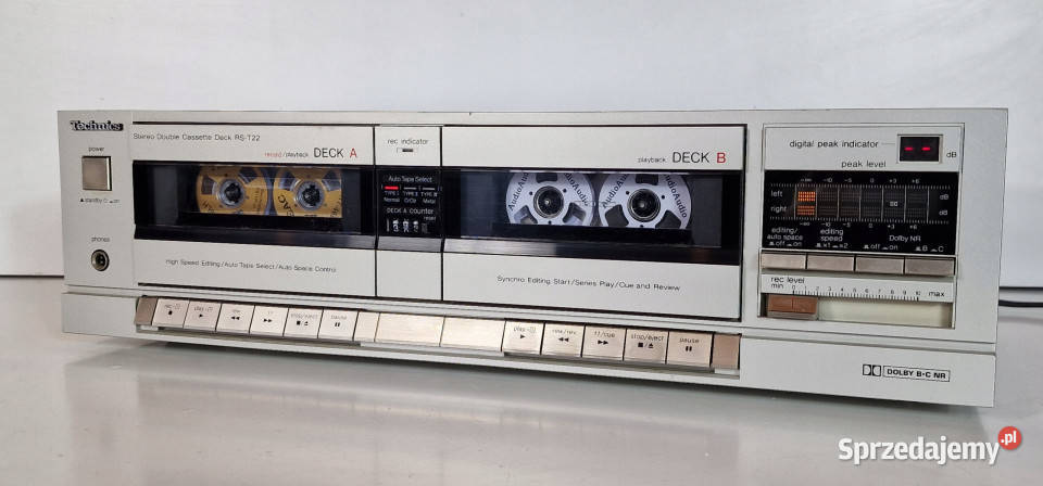 Magnetofon catette deck Technics RS T22 RST22 Międzychód