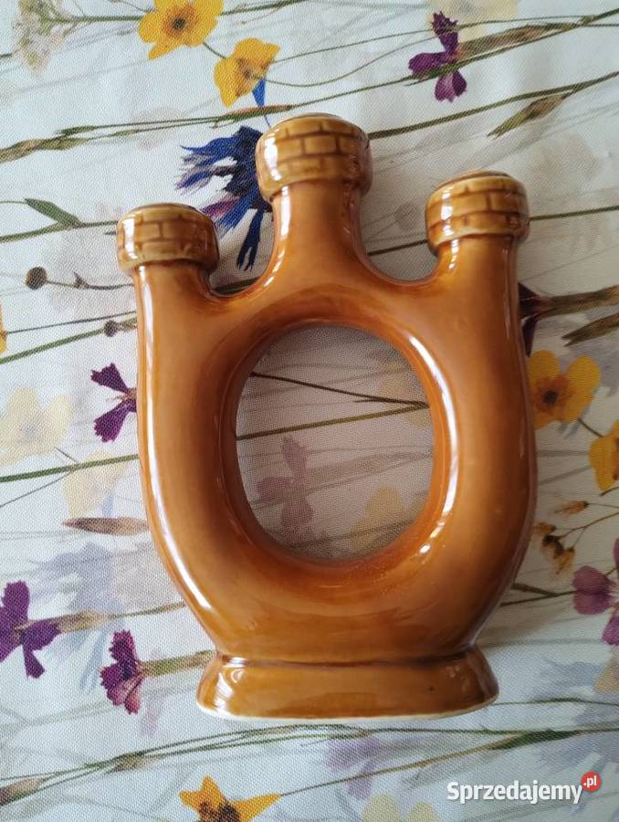 PRL świecznik Bochnia etykieta Baszta