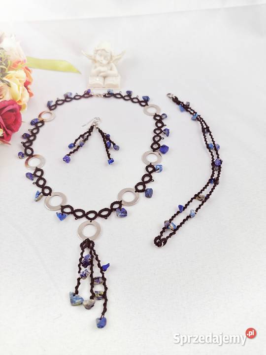 Biżuteria frywolitkowa małopolskie Wiśniowa