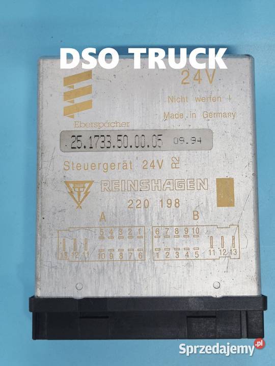251733500005 STEROWNIK WEBASTO KASETA OGRZEWANIA Zawichost