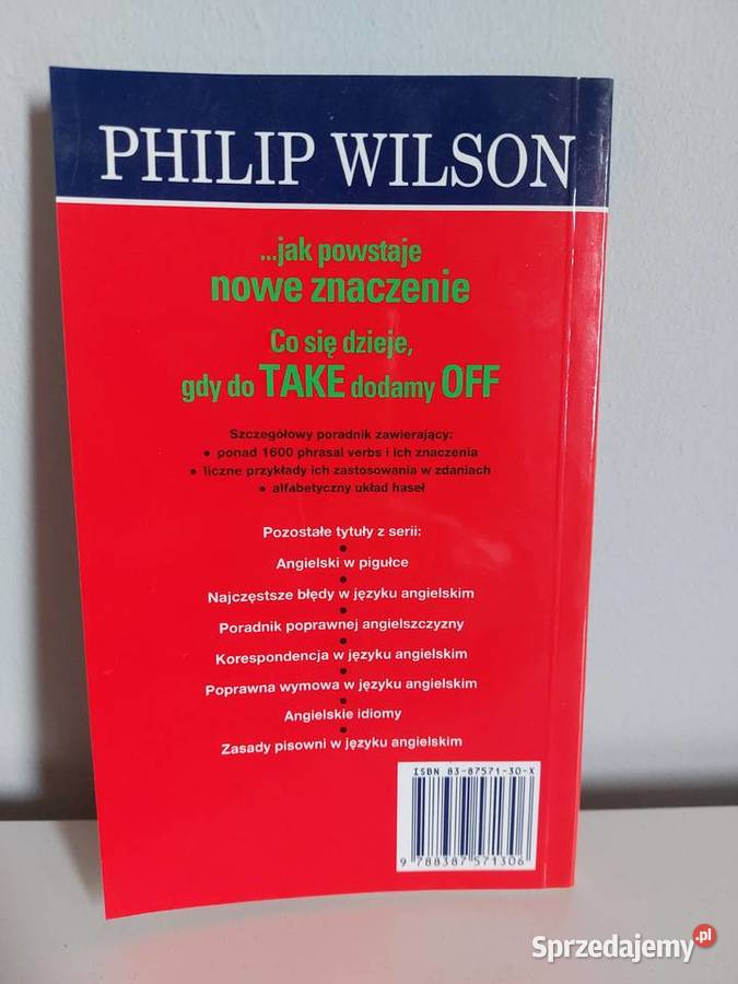 Phrasal Verbs Philip Wilson angielski nauka Poznań