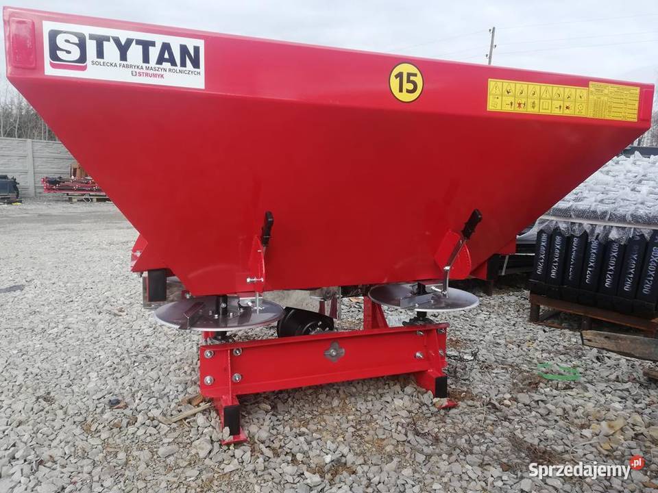 Rozsiewacz nawozu hydraulika STRUMYK TYTAN 0623 opolskie Brzeg