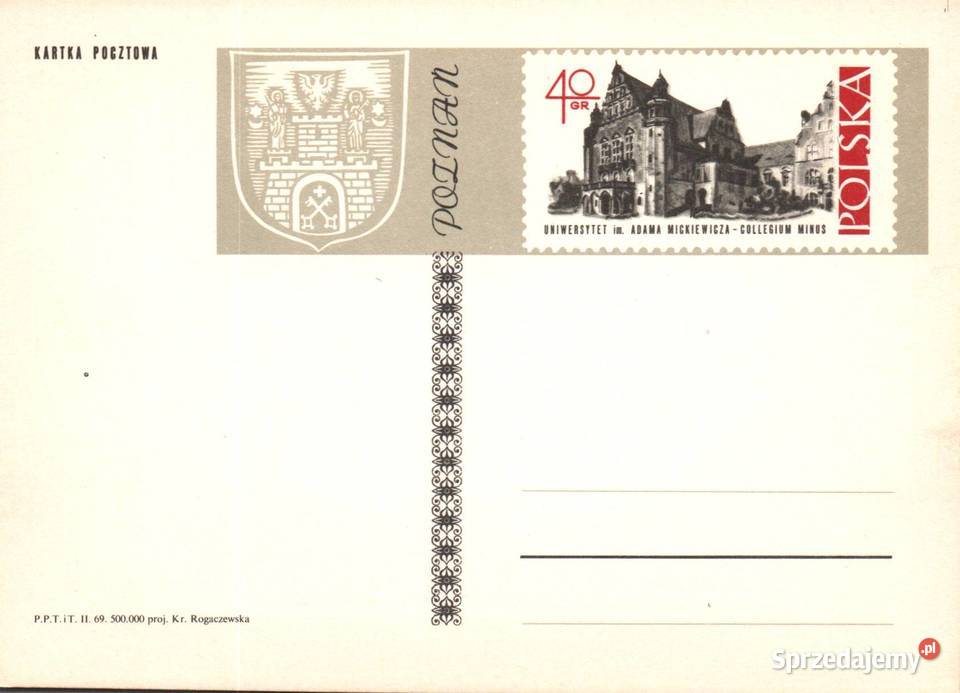 Karty pocztowe CP kompletny rocznik 1969 24