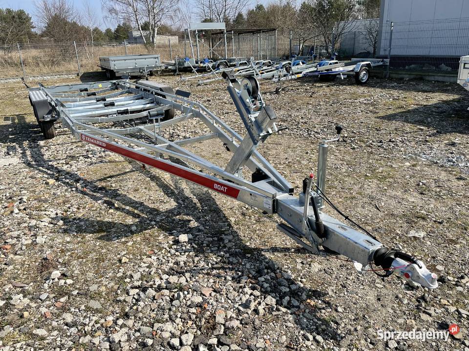 Przyczepa podłodziowa do 97m 3500DMC TEMAred Piła sprzedam