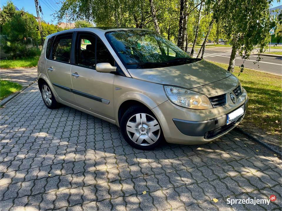 ŁadnyRenaultScenicII2005r19DieselHakPanoramaBogat Zarejestrowany w Polsce Scenic sprzedam