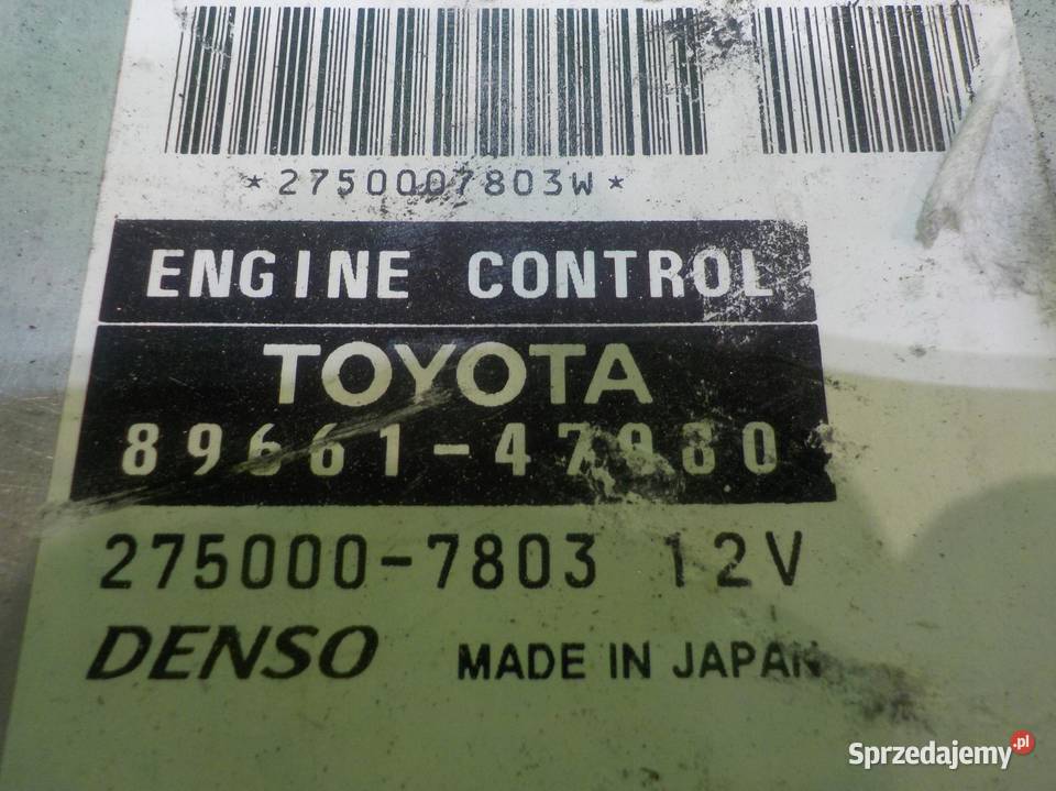 TOYOTA PRIUS II 15 VTI AUT 04r sterownik Czujniki i sterowniki mazowieckie Suków sprzedam