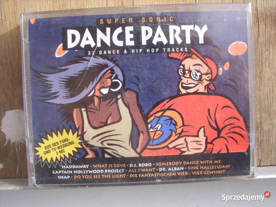 Dance kaseta SUPER sonicDance Party 2 kasety kaseta Płyty i kasety Kultura i Rozrywka Wołów