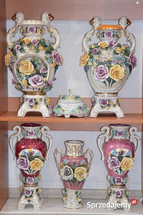 Porcelana Roceram Wazon waza Camelia do kolekcji Środa Wielkopolska