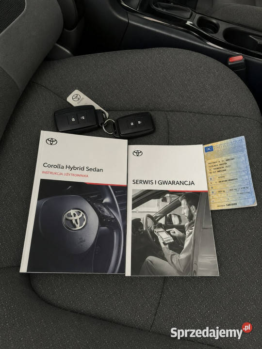 Toyota Corolla 23r Salon Polska 18 HYBRID 1wł podlaskie Białystok