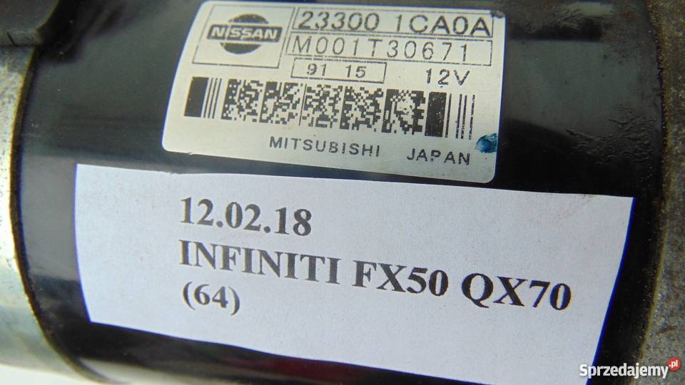 ROZRUSZNIK INFINITI FX50 QX70 QX56 QX80 Q70 50L wielkopolskie