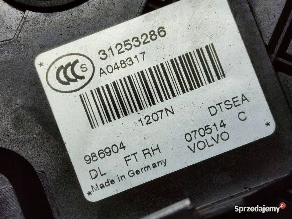 Zamek Drzwi Prawy Przód Volvo S80 II 31253286 wielkopolskie Pleszew