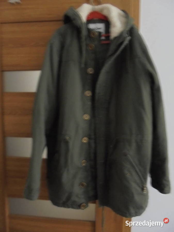 kurtka zimowa męska 54 khaki Płaszcz zimowy Kraków