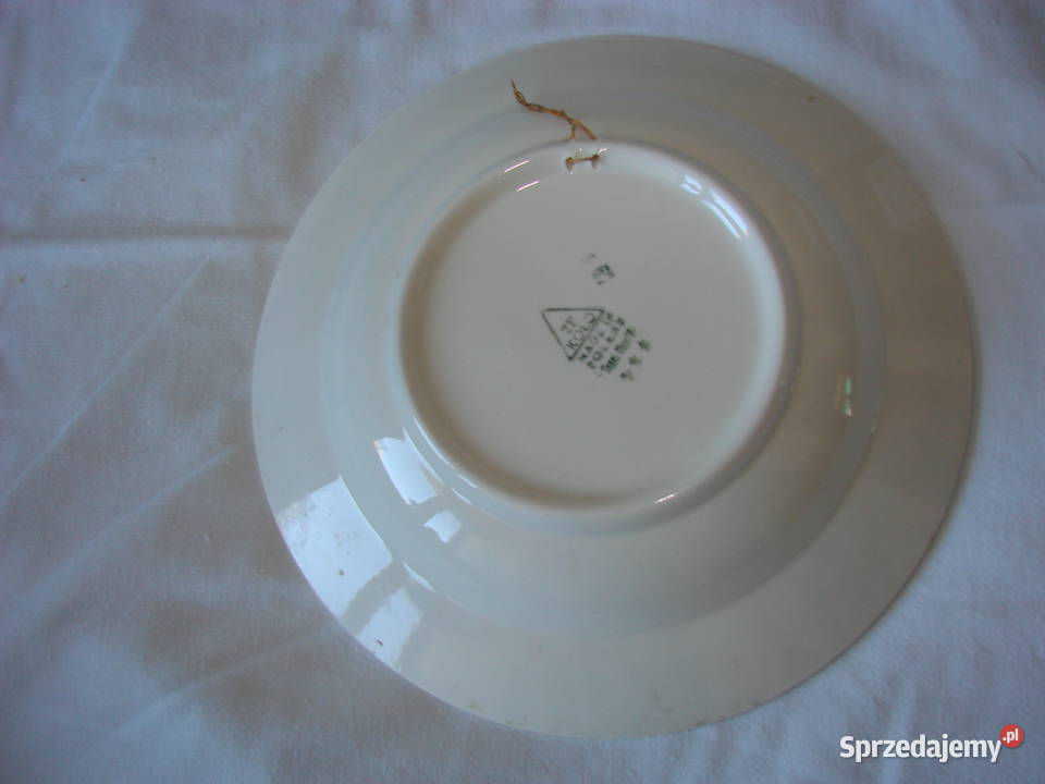 Włocławek fajansowy talerz 24 Pruszcz Gdański