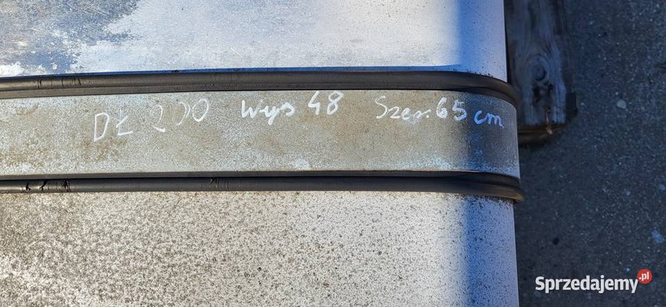 ZBIORNIK PALIWA ALUMINIOWY KPL Z ŁAPAMI 600 L
