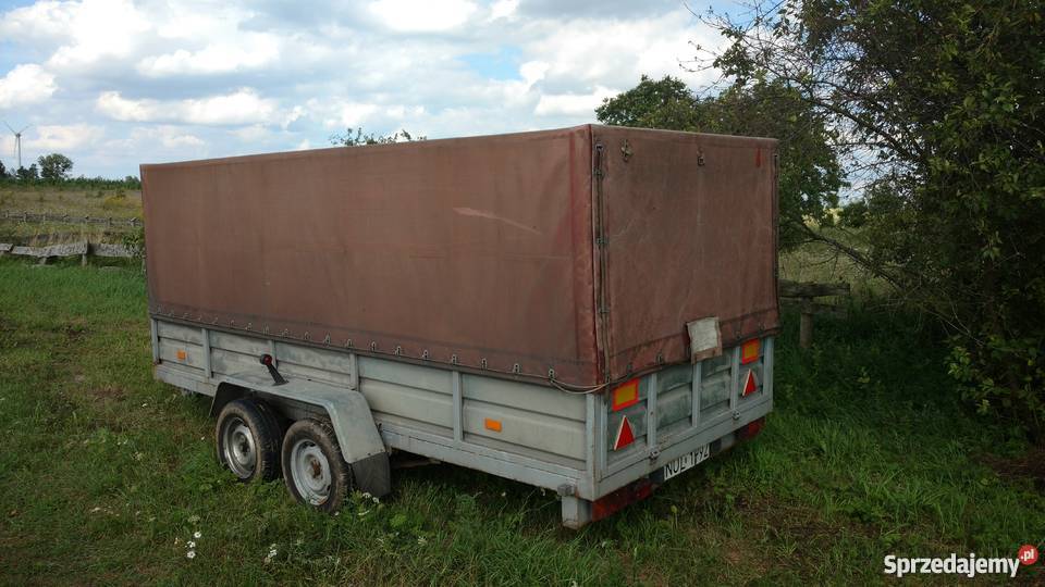 Duża przyczepa towarowa dł 400 szer 170 wys150 z mazowieckie Warszawa sprzedam