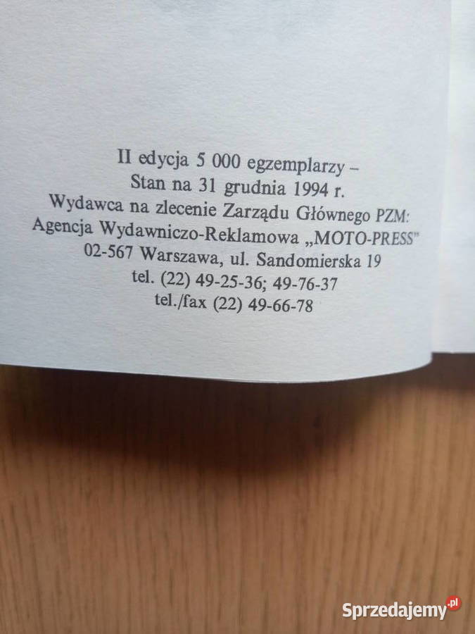 Informator posiadaczy karty PZM 1995