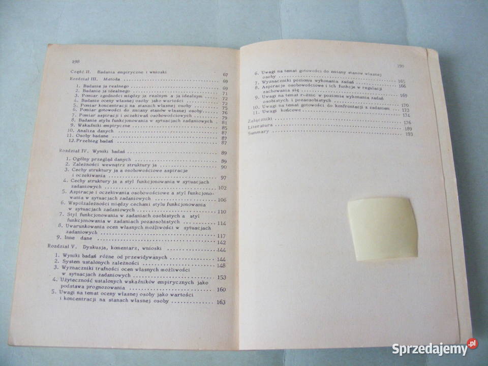 Struktura ja a działanie Z badań