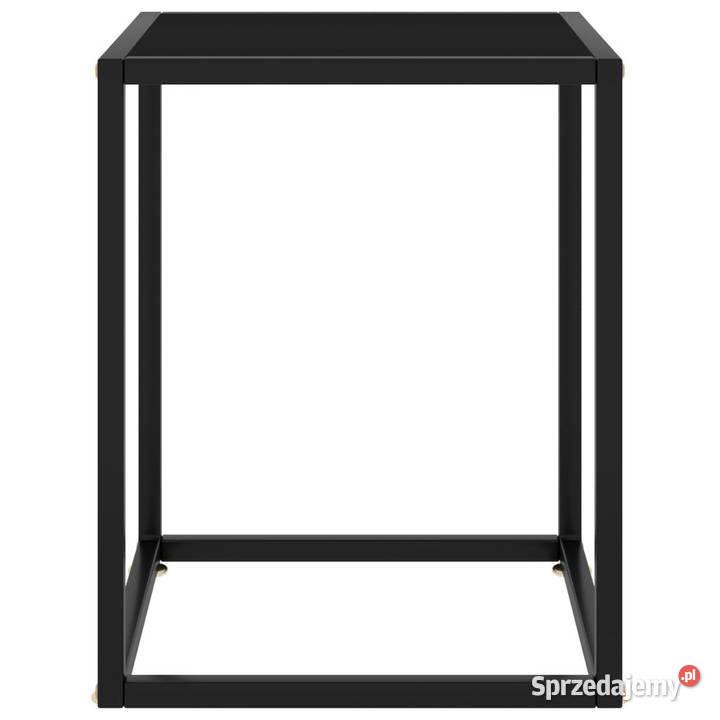 Stolik kawowy szkło w kolorze czarnym 40x40x50 Warszawa sprzedam