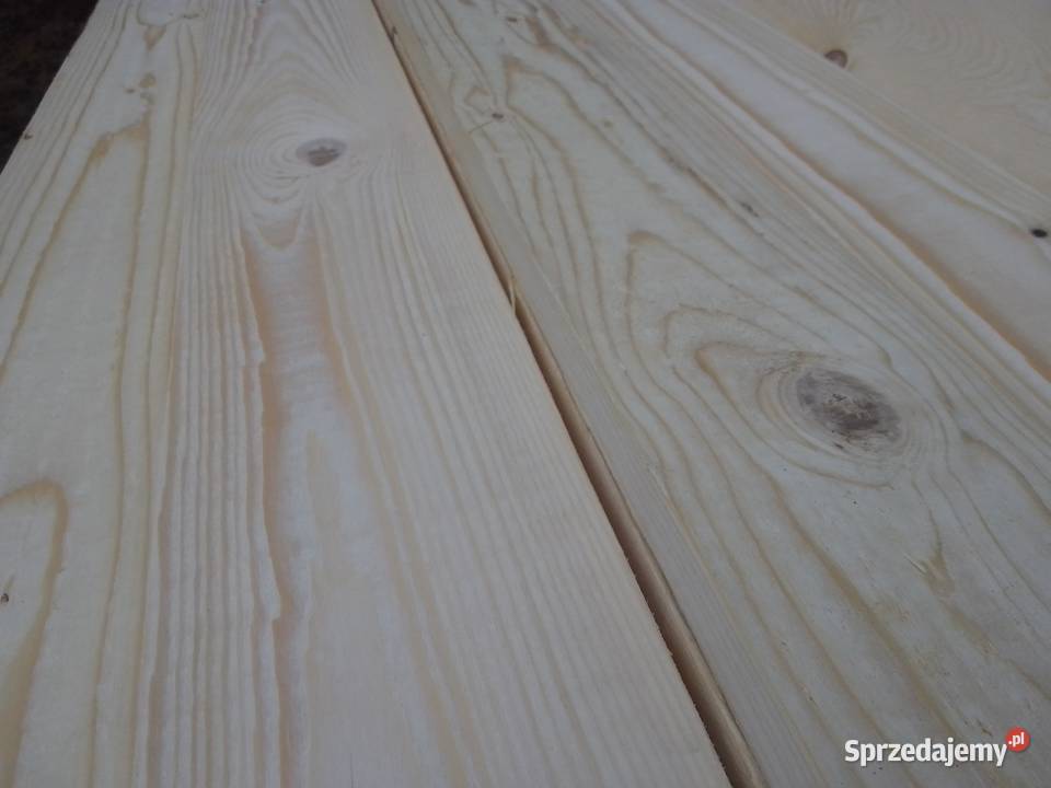 Heblowane deski świerk 80 x 12 x 2 nowe suche dolnośląskie Wrocław