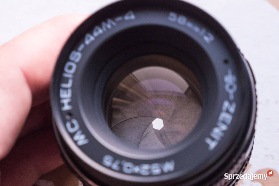 Obiektyw MC Helios 44M4 58mm f2 M42 serwis kujawsko-pomorskie Szramowo