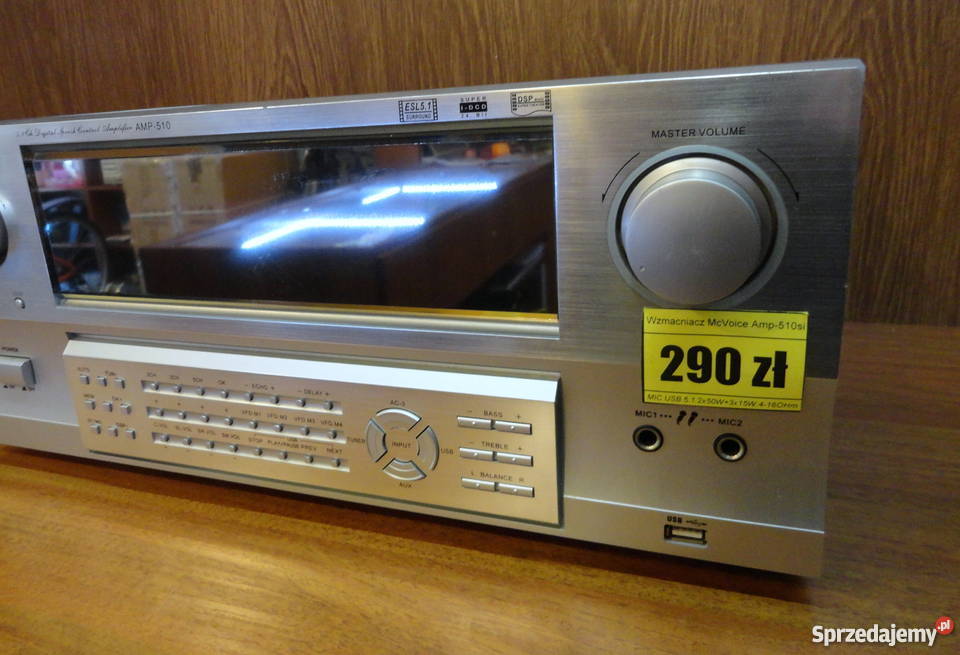 Mc Voice Amp510 51 TUNER USB KARAOKE Kościan