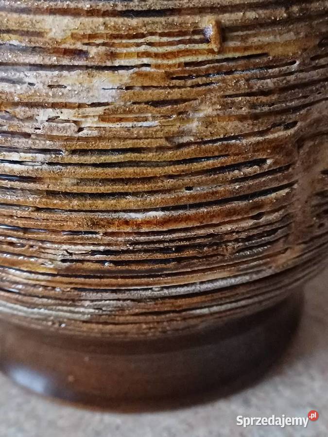 vintage ceramiczne wazony Rękodzieło małopolskie Nowy Targ