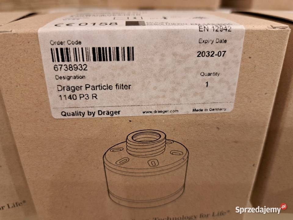 Zestaw 10 sztuk Drger Xplore Rd40 filtr cząstek Czechowice-Dziedzice sprzedam