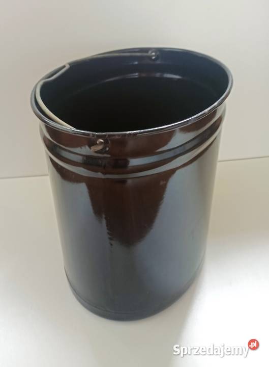 Wiadro owalne z PRL vintage