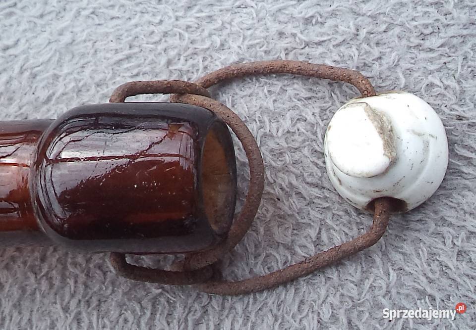 OBV Schutzmarke stara przedwojenna butelka piwie Birofilistyka Piekary Śląskie