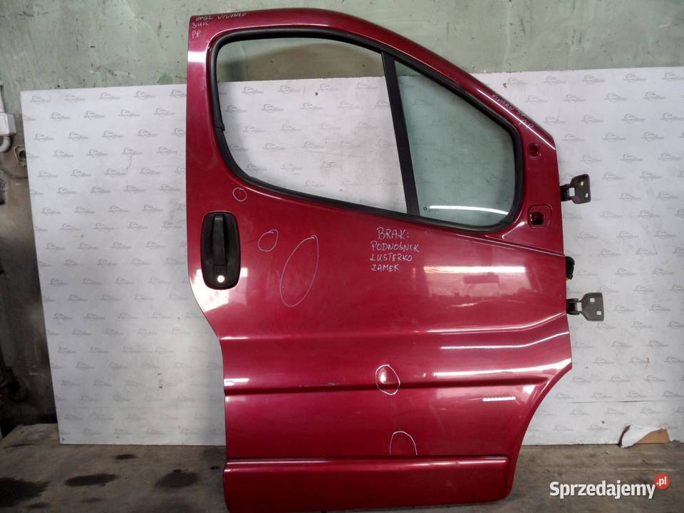 OPEL VIVARO A TRAFIC 07r drzwi prawy przód sprzedam