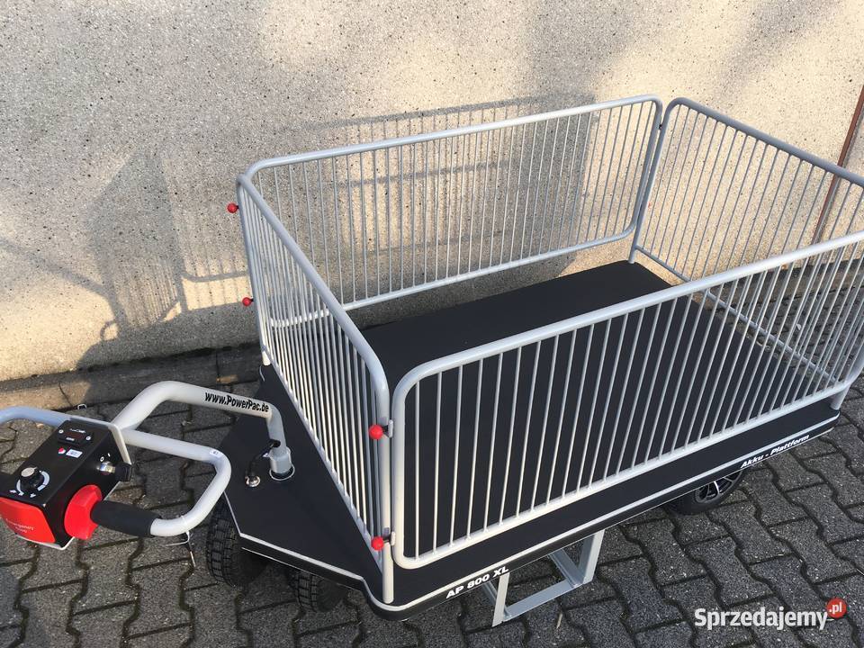 Wózek platformowy z napędem akumulatorowym 800 Magazynowanie Lublin