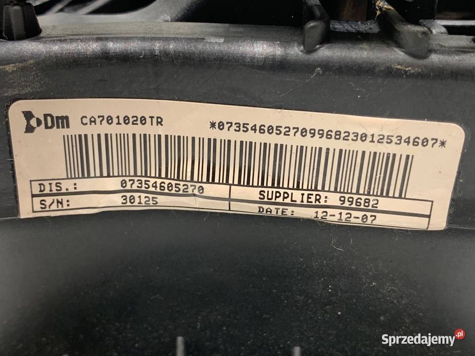 PODUSZKA POWIETRZNA KIEROWCY FIAT FIORINO III