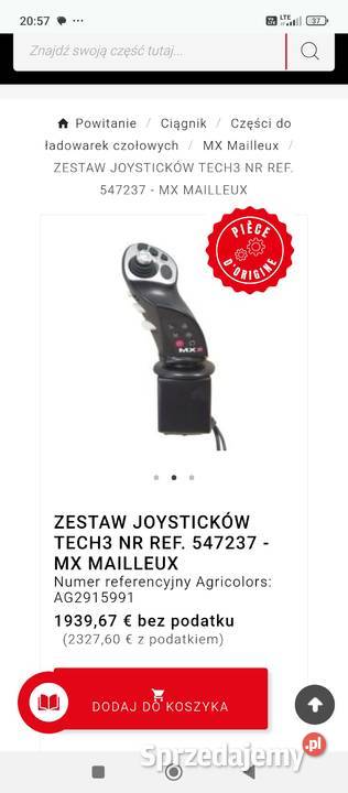 Joystik mailleux rozdzielacz Mokobody