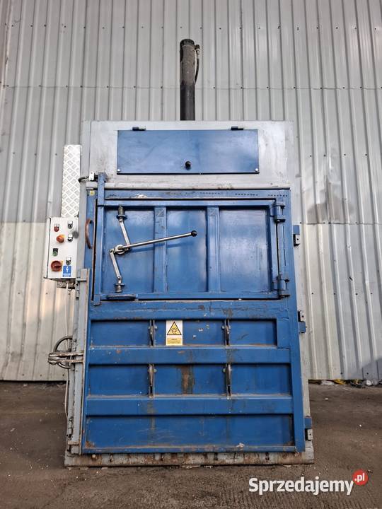 Belownica prasa zgniatarka do foli kartonu Drzewica