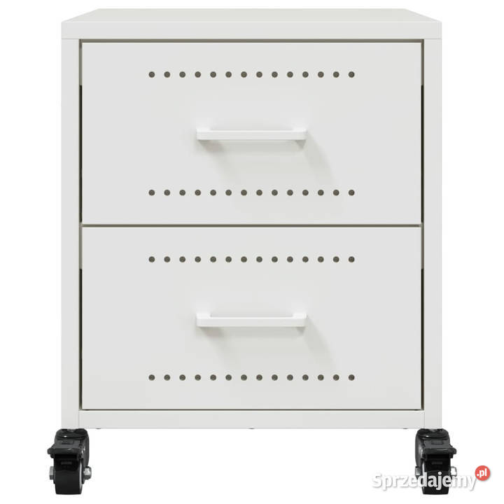 Szafka nocna biała 36x39x435 stal WM846636 Warszawa