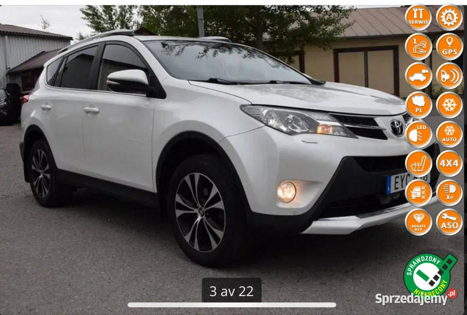 Toyota RAV4 20vvti AWD Automat xenon ledy 4x4 pomorskie