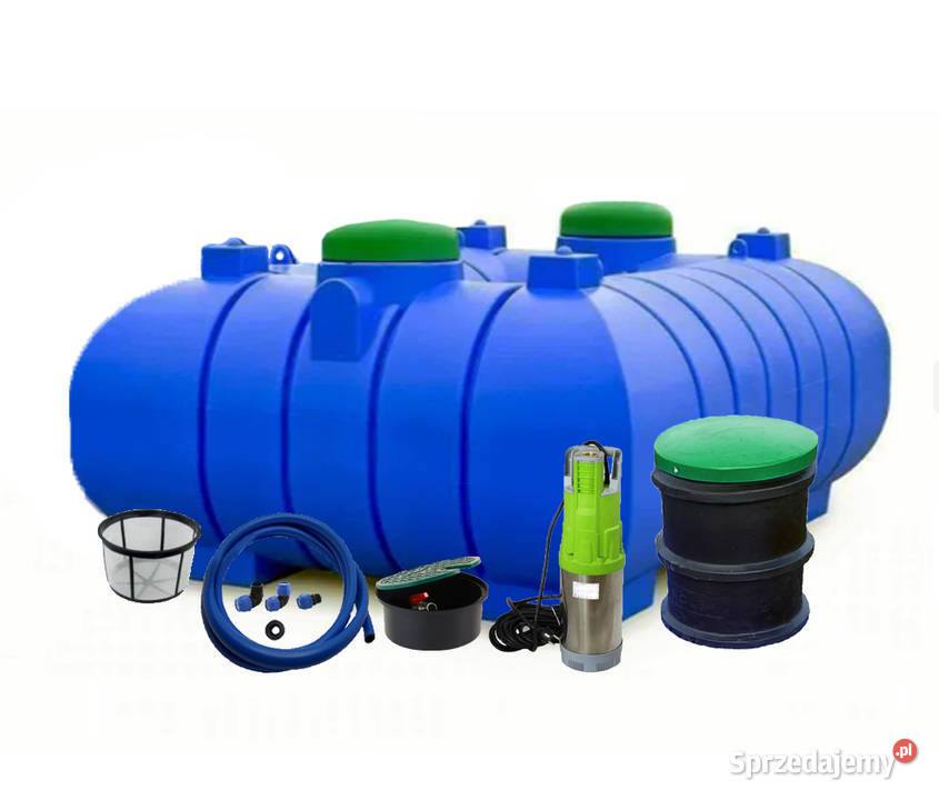 Zbiornik na deszczowke 5000L Zestaw Ogród Pompa Poznań sprzedam