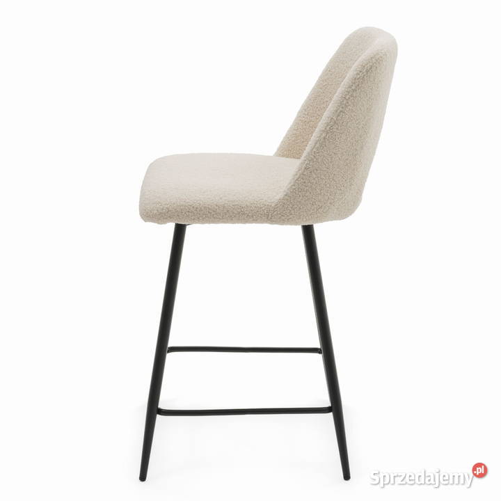 Hoker Tapicerowany Oro Boucle Jasnobeżowe Tarchały Małe