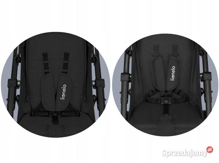 Wózek spacerowy spacerówka LIONELO ANNET czarny Baranowo