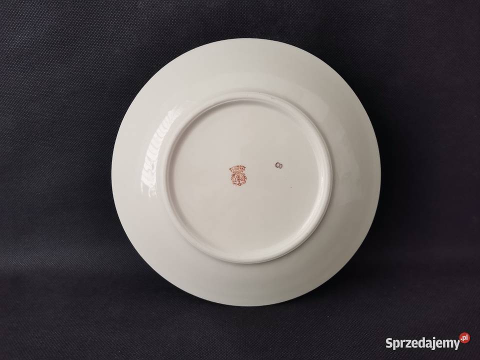 Stary bajkowy talerz porcelana dziecięca śląskie Katowice