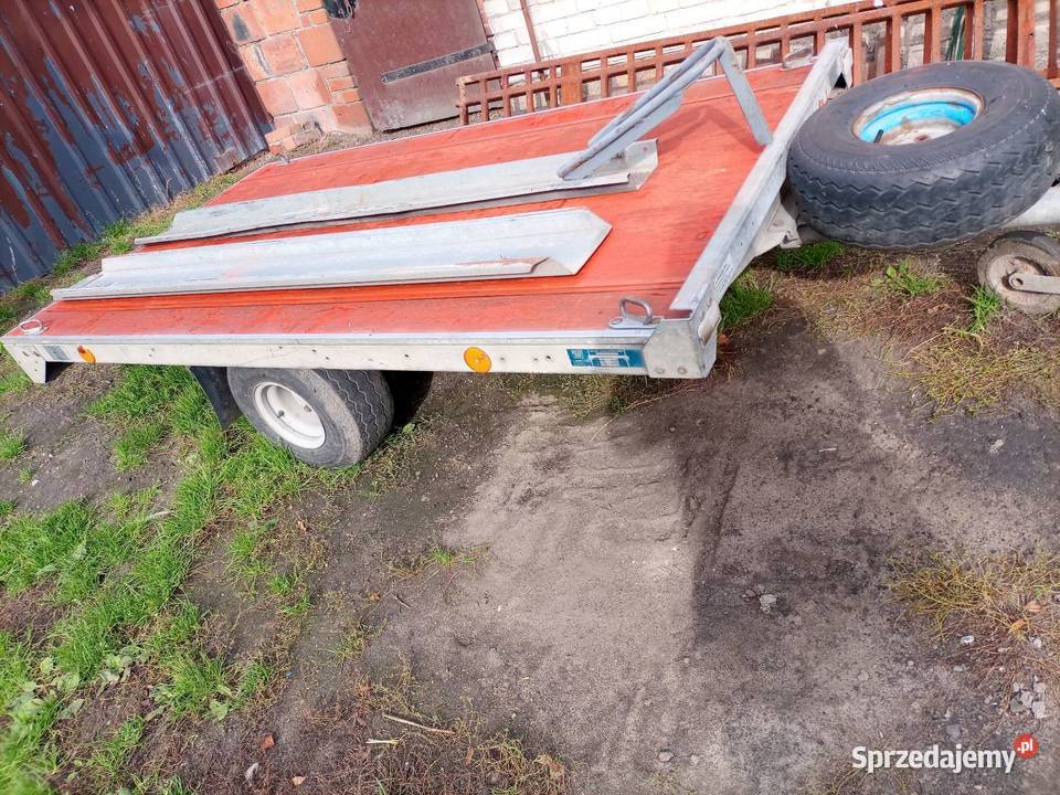 Przyczepka Barthau Laweta do motoru qada Rok produkcji 1997 Lawety wielkopolskie Pępowo