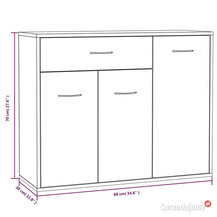 Szafka brązowy dąb 88x30x70 materiał Warszawa sprzedam