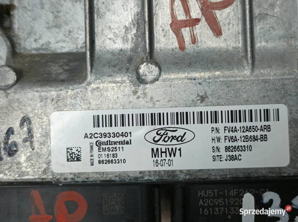 STEROWNIK SILNIKA FV4A12A650ARB A2C39330401 15 B