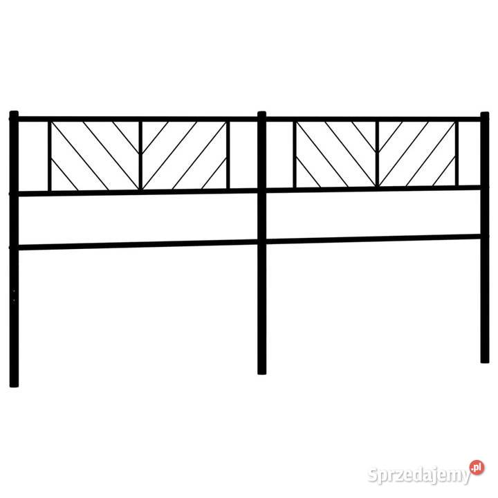 Metalowe wezgłowie czarne 200 WM372217
