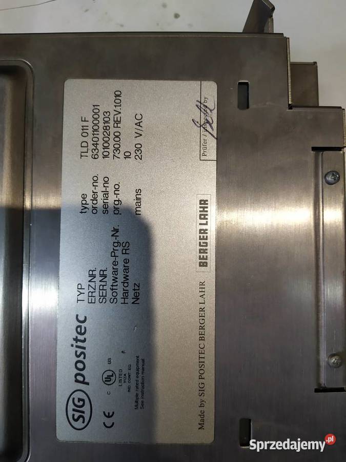 Berger Lahr Tle 011F servo napęd Warszawa